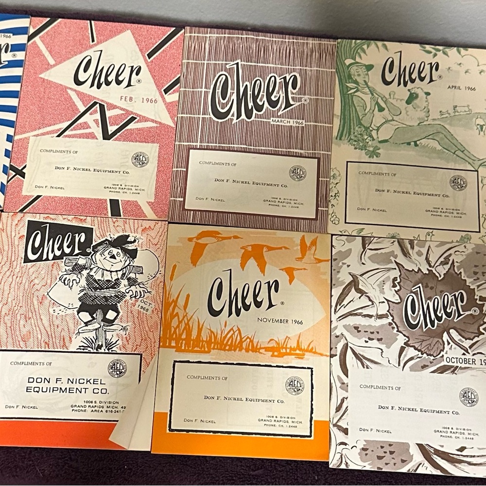 Lot of 10 cheer books 10 from the 1960’s vintage rare HTF